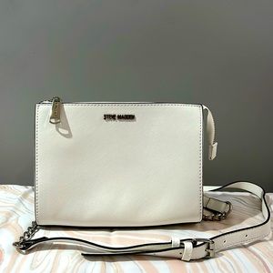 Steve Madden White Crossbody Bag